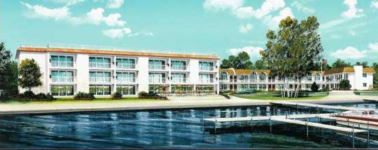 Inland House: waterfront rental